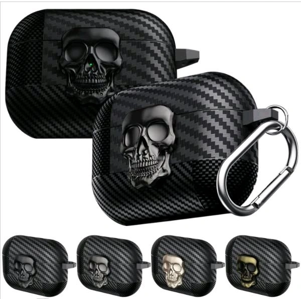 YouthQit  💀 Skull Airpods Pro / Pro2 Buds Case 💀 - 💀 Skull Buds Case 💀