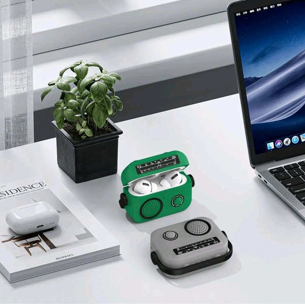 YouthQit  📻 RADIO Airpods Pro / PRO 2 Premium Quality Buds Case  - 📻 Radio Buds Case
