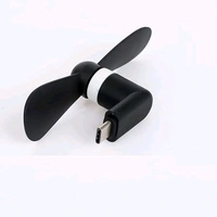 YouthQit  Type-C Mini Fan Premium Quality  - Black, Type-C Mini Fan