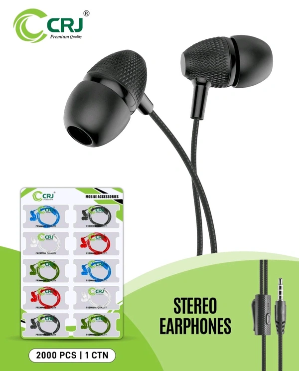 CRJ 310 Stereo Earphones Premium Quality  - CRJ 310 H/F