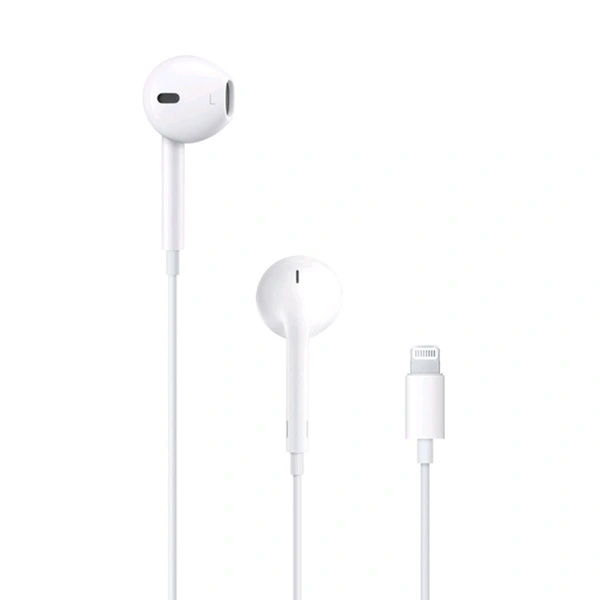 Apple  IPhone 14 Lightning 💯% Genuine Care Original Earphones - White, IPhone Lightning H/F Original