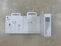 Apple  IPhone Type - C  💯% Genuine Care Original Earphones - White, IPhone Type-C H/F Original