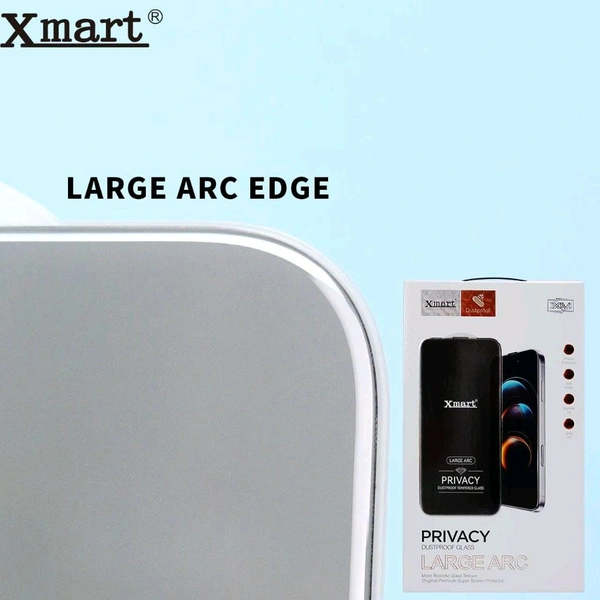 Xmart Large ARG Glass Transparent Privacy Glass  - Sam S25 EDGE