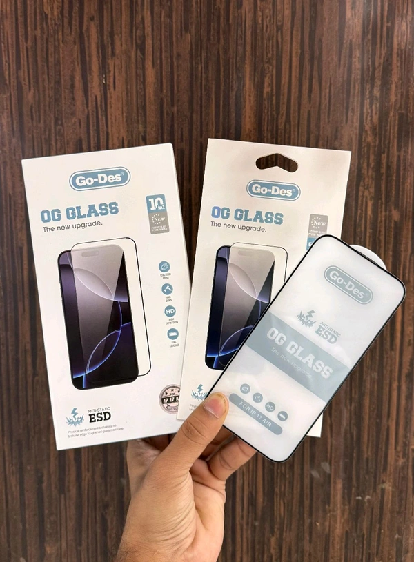 GO-DES IPhone HD Clear Premium Quality Tempered Glass  - IPhone 17 Air