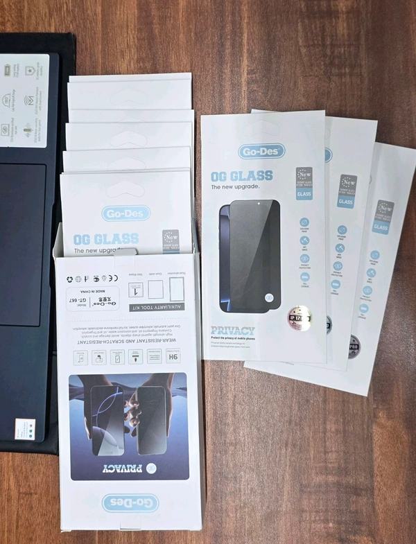 GO-DES IPhone HD Privacy Premium Quality Tempered Glass  - IPhone 17 Pro