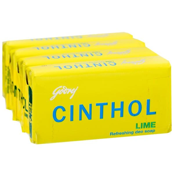 Godrej Cinthol Lime Refreshing Deo Soap 125gmsx3 - 125gms x 3
