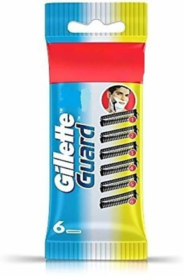Gillette Guard Razor + 3 Catridge - 1 pc