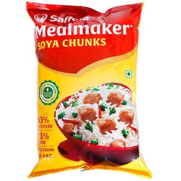 Saffola Mealmaker Soya Chunks - 200 gms