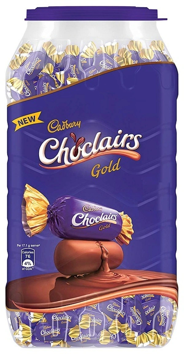 Cadbury Choclairs Gold Chocolate Candy - 126 gms