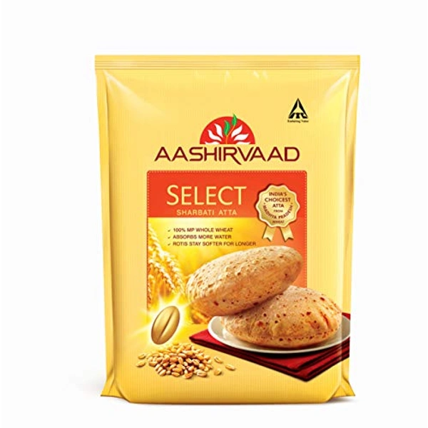 Aashirwad Select Sharbati Atta - 5 kg