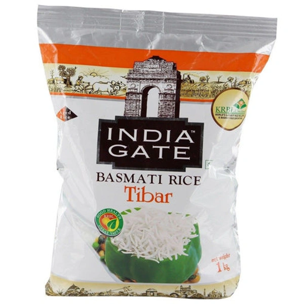 India Gate Basmati Rice Tibar - 1kg