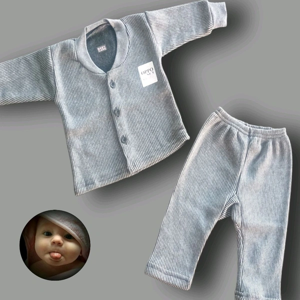 Baby Thermal Inner Set - Dark, 0-3 M