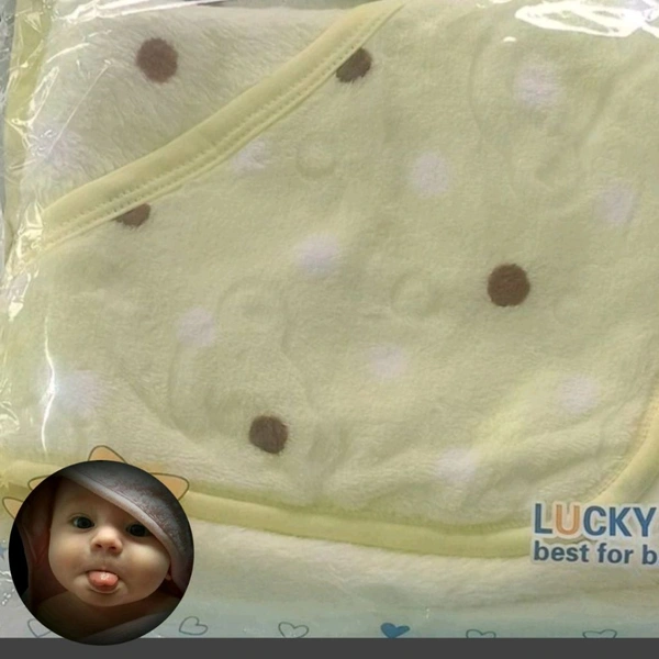 Baby Softy Blanket - Yellow, 0-3 Months