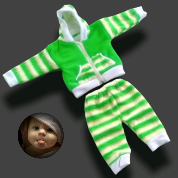 Baby Chain Fur Jacket - Green, 0