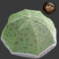 Baby Mosquito Net | Printed And Round | 8 Wires - Blue