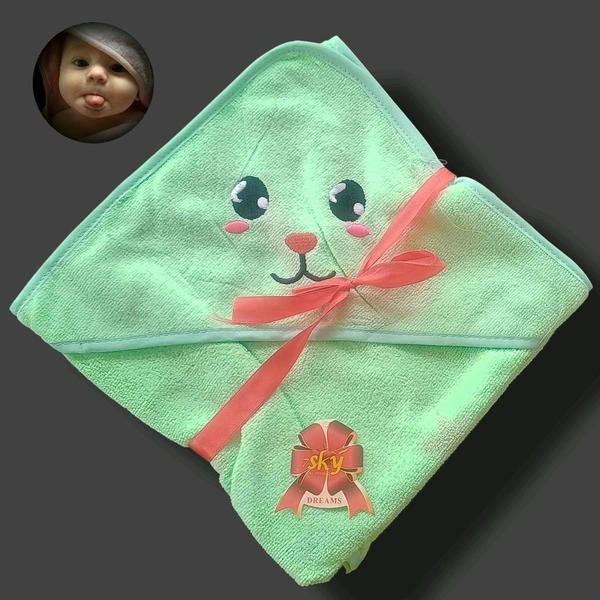 Baby Bath Towel - Green