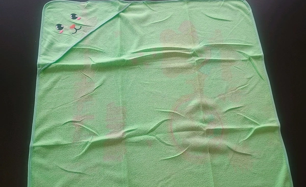 Baby Bath Towel - Green