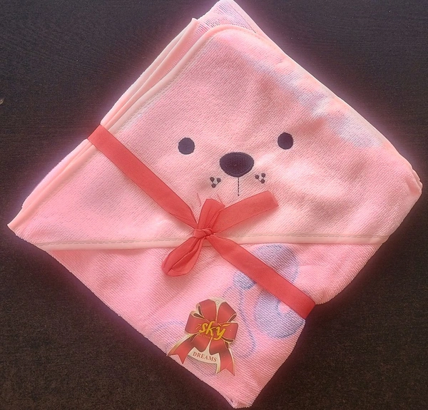 Baby Bath Towel - Pink
