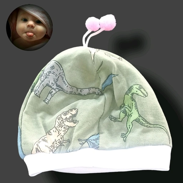 Baby Cotton Round Cap | Pack Of 1