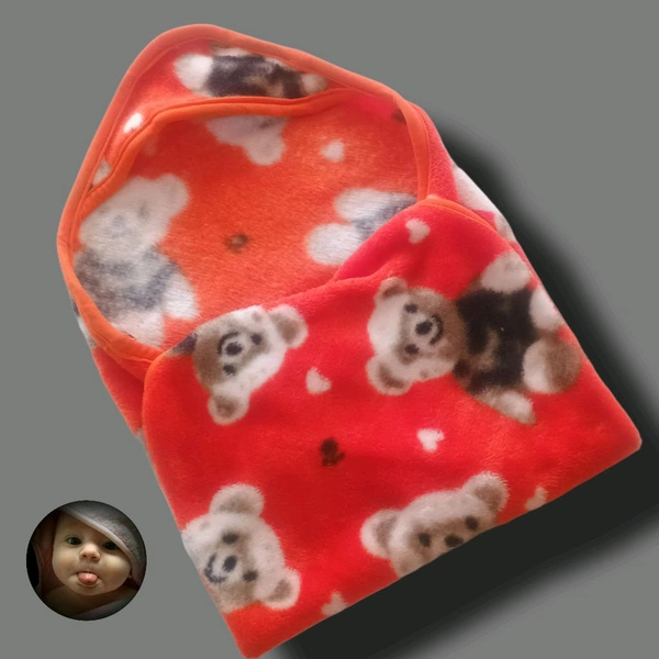 Baby Hoody Woolen Rapper (Blanket) - 0