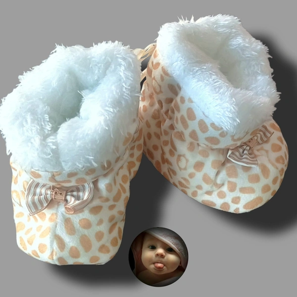 Baby Booty | Baby Shoes | Woolen - Yellow