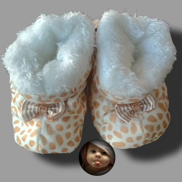 Baby Booty | Baby Shoes | Woolen - Yellow