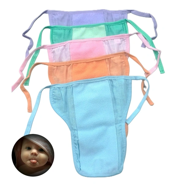 Baby Washable Diaper | Pack of 5 - 0-1 Years