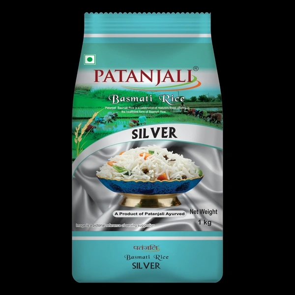 Patanjali Basmati Rice Silver - 1 Kg