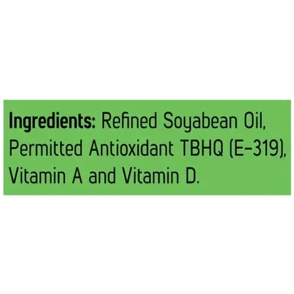 Fortune Plus Soya Health Refined Soyabean Oil, 1 L Pouch - 1 Ltr