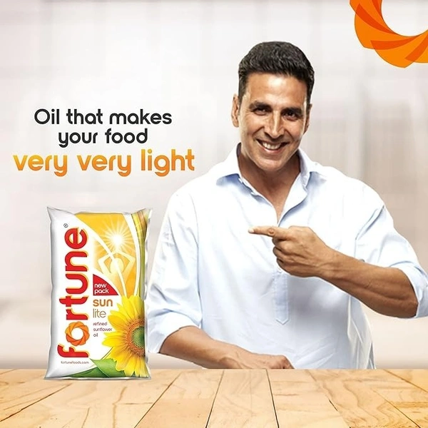 Fortune Sunlite Refined Sunflower Oil, 1L - 1 Ltr