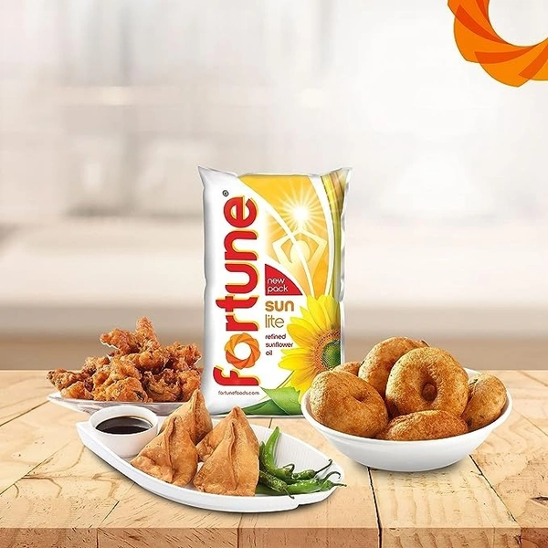 Fortune Sunlite Refined Sunflower Oil, 1L - 1 Ltr