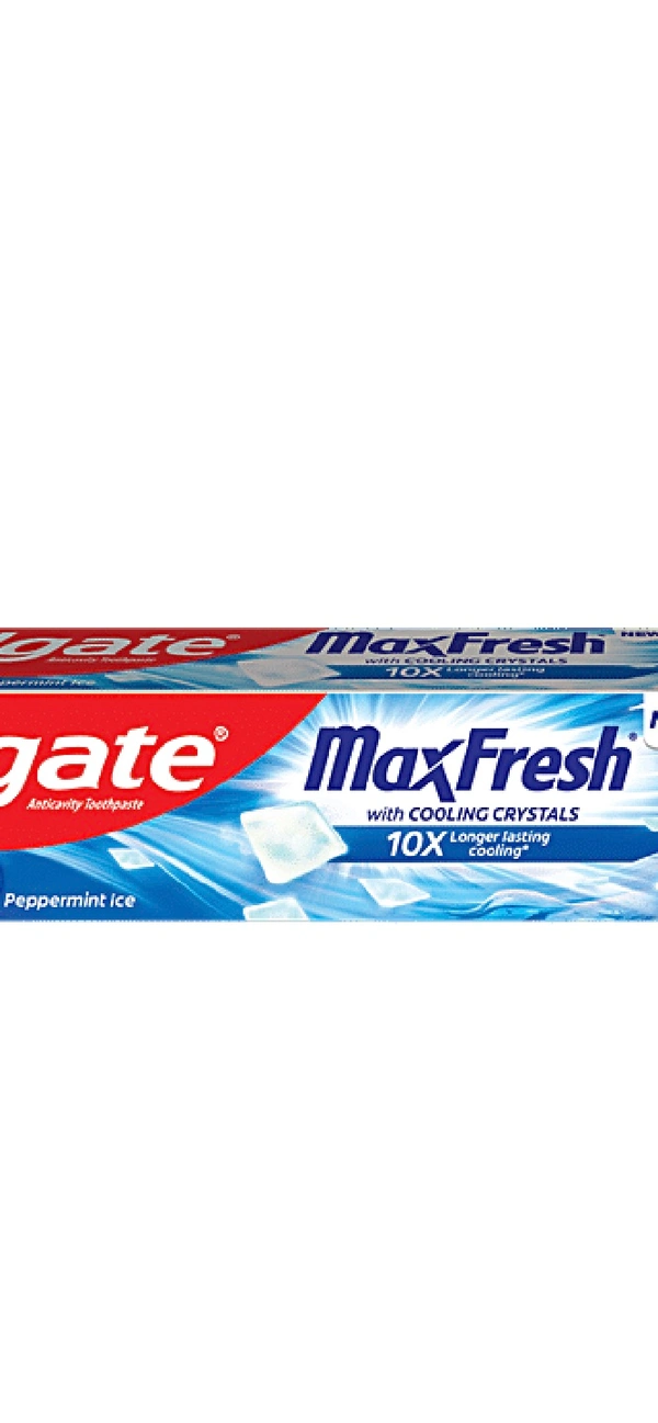 Colgate MaxFresh Toothpaste - With Menthol, Peppermint Ice 81 g - 81 Gm