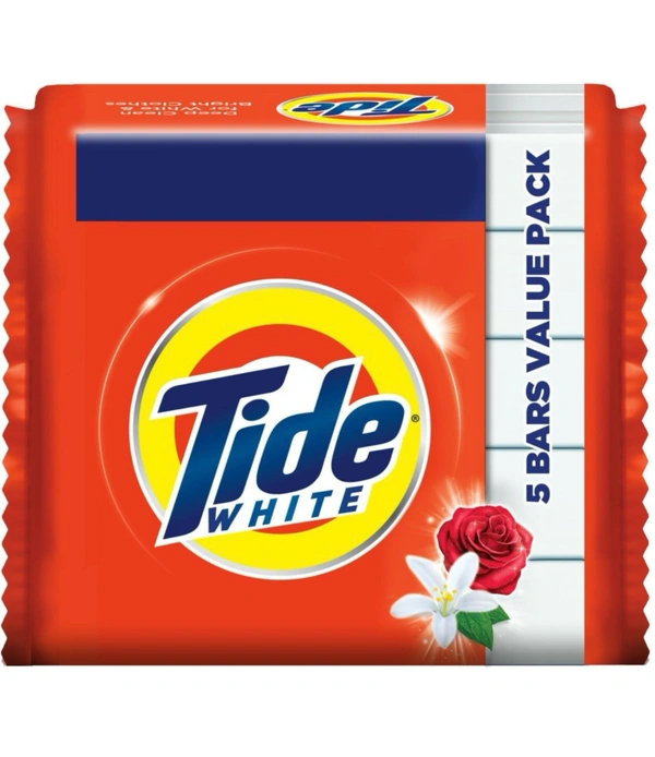 Tide Detergent Bar Cake 4 + 1 - 200 Gm x 5
