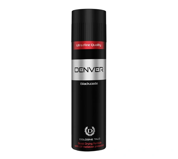 Denver Black.code Talcum Powder - 300 Gm - 300 Gm