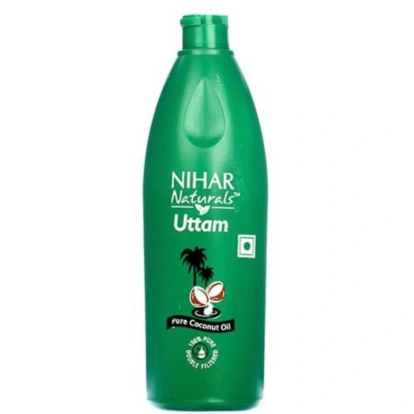 Nihar Naturals 100% Pure Coconut Oil - 175 ml
