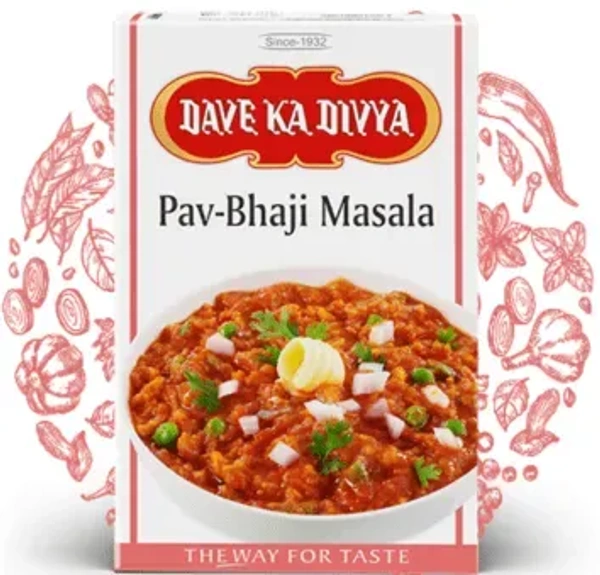 Dave Ka Divya Pav Bhaji Masala - 100 Gm