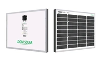 Loom Solar Panel 55 watt - 12 volt Mono Perc - Black, 430×665×35, 3Kg
