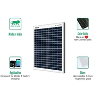 Loom Solar Panel 20 watt - 12 volt for Small Battery Charging - Black, 450×350×22mm, 1.7Kg