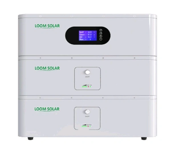 Loom Solar CAML High Voltage 100 Ah / 102.4 Volt 10 kWh, Stackable LiFeP04 Battery - 100, 102.4, 680×535×420