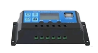 20A Intelligent LCD Solar Controller with USB Output Port - BLACK/BLUE, 15×8×4Cm, 150g