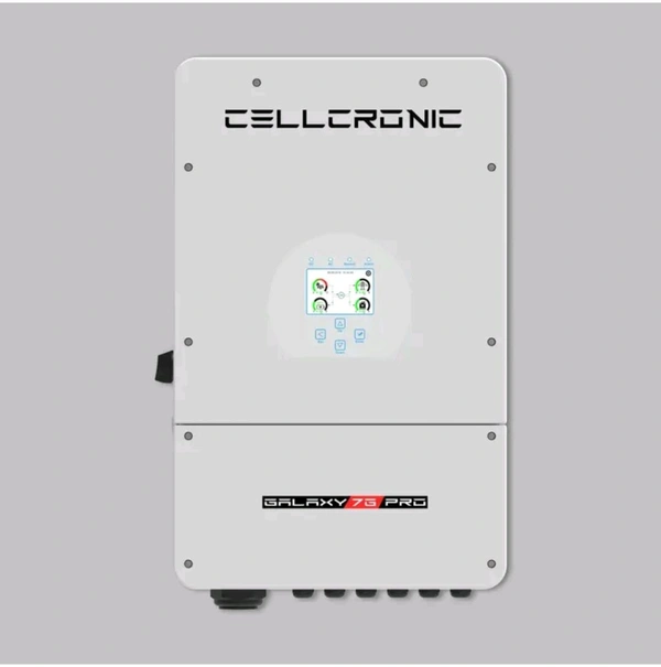 Cellcronic Galaxy 7G PRO 10kw 48v Single Phase Triple Mppt Hybrid Inverter - White, 36, 420*670*233