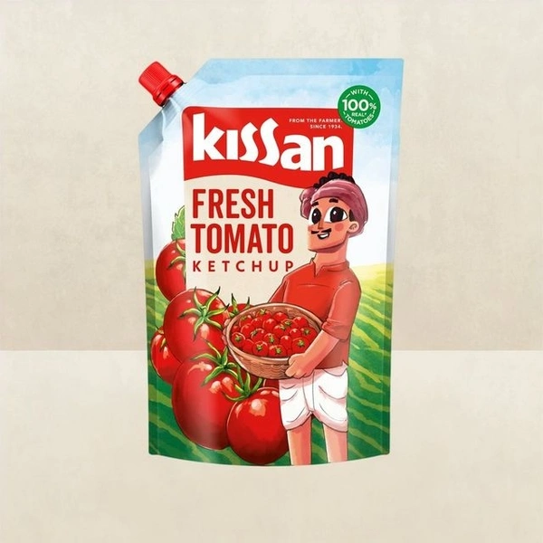 Kisaan Fresh Tomato Ketchup - 100