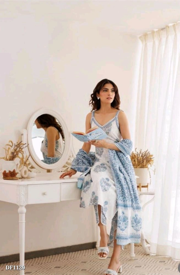 Cut Sleeves Kurti  - M