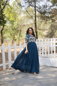 Luxury Designer Gown - M, Royal Red