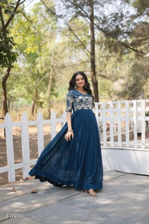 Luxury Designer Gown - M, Royal Blue