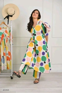 Quirky Printed Cotton Cordset - M