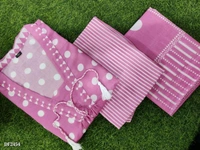 Royal Pink Cotton Suit - XL