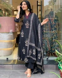 Wonderful Cotton Suit - L, Black