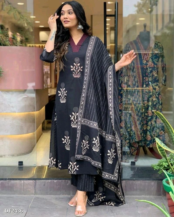 Wonderful Cotton Suit - L, Black