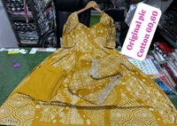 Heavy Cotton Bandhan Printed Suit - XL